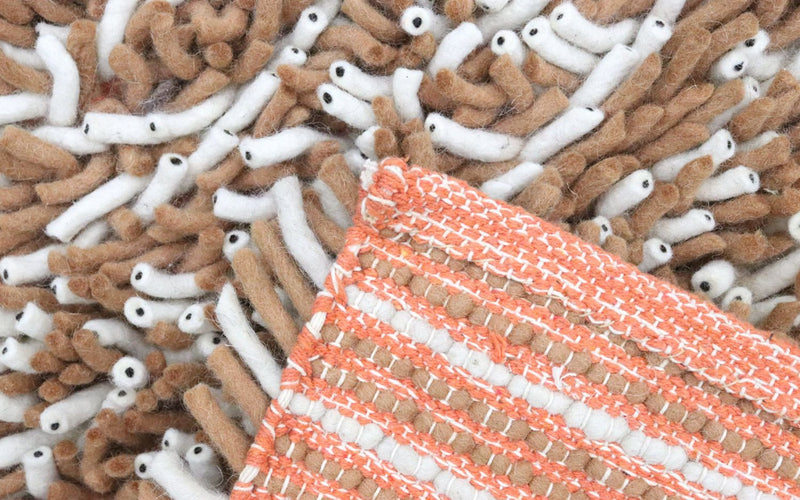 Hochflor Teppich 188 x 101 cm