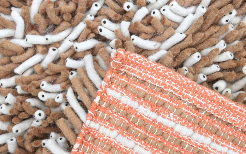 Hochflor Teppich 188 x 101 cm