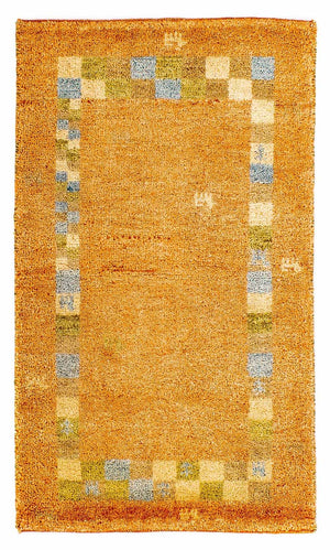 Gabbeh Teppich - Indus 110 x 65 cm - gold