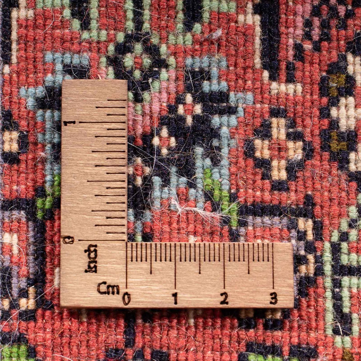 Perserteppich - Bidjar 60 x 40 cm - hellrot