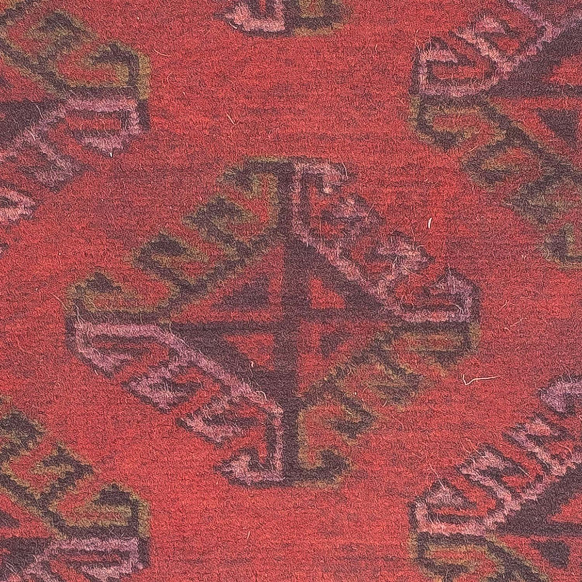 Orientteppich 84 x 66 cm - dunkelrot