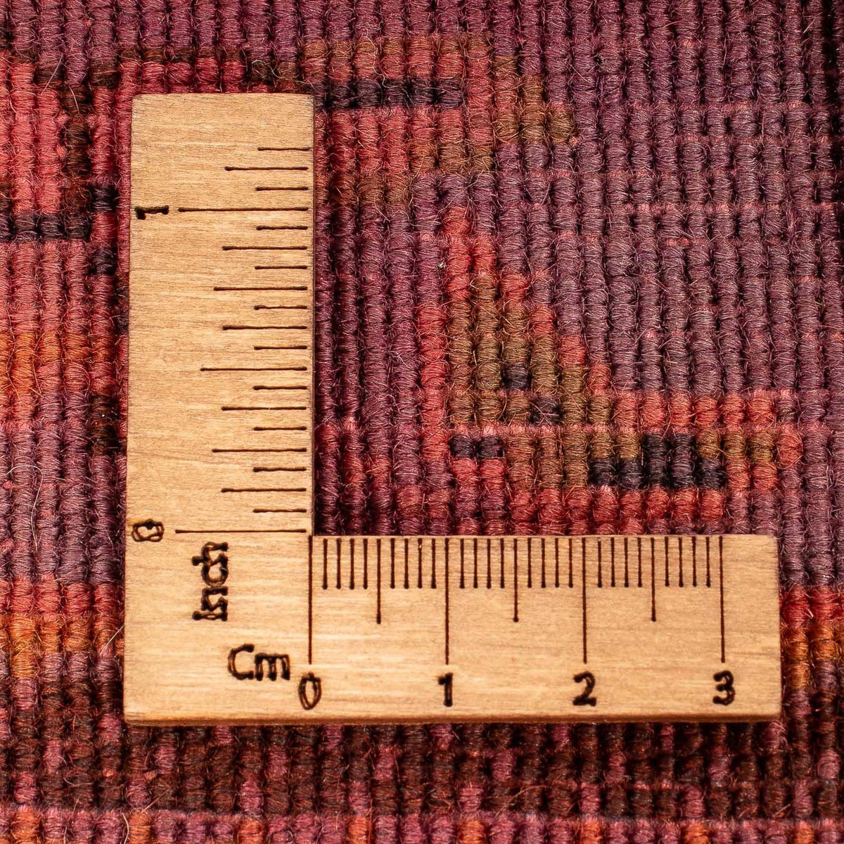 Orientteppich 96 x 65 cm - dunkelrot