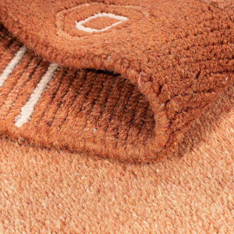 Nepal Teppich 156 x 93 cm - braun