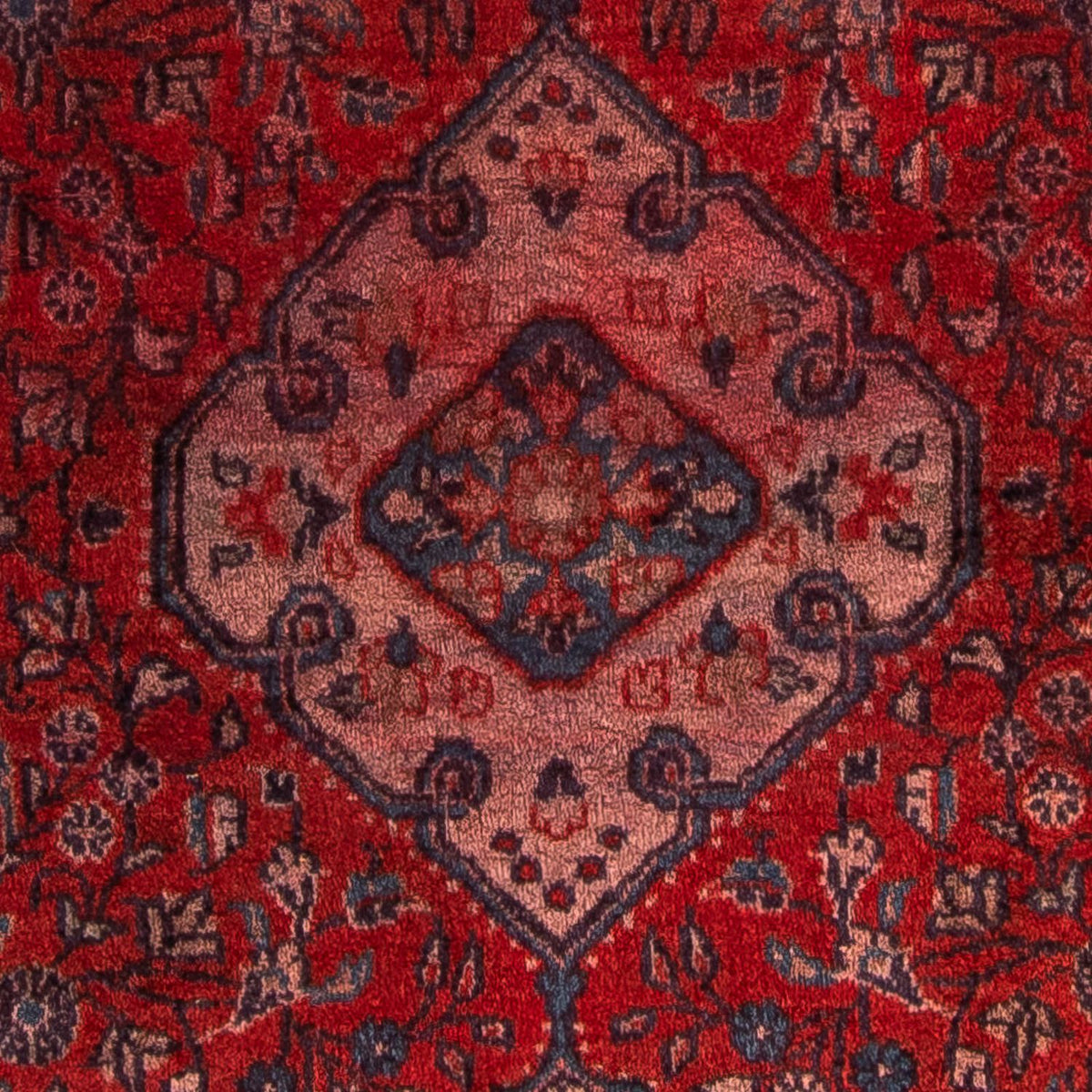 Orientteppich 150 x 107 cm - dunkelrot