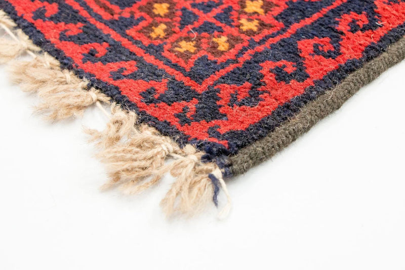 Belutsch Teppich 136 x 80 cm - blau