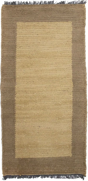 Nepal Teppich 140 x 70 cm - beige