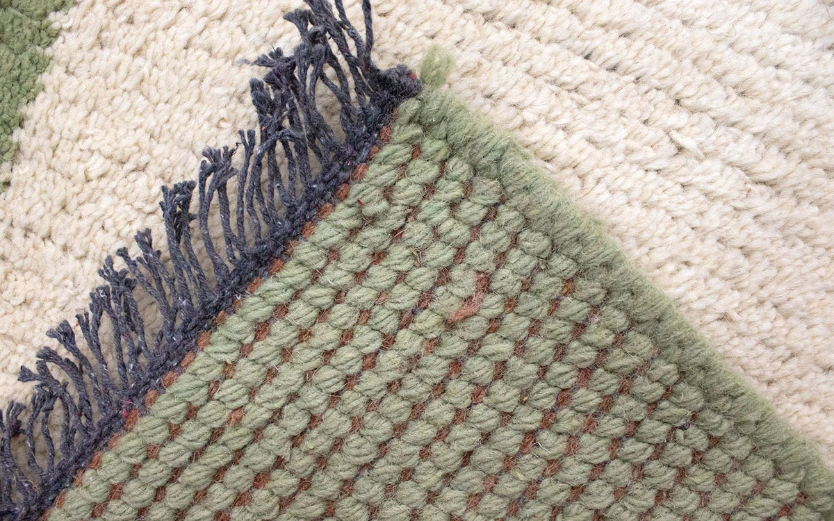 Nepal Teppich 140 x 70 cm - beige