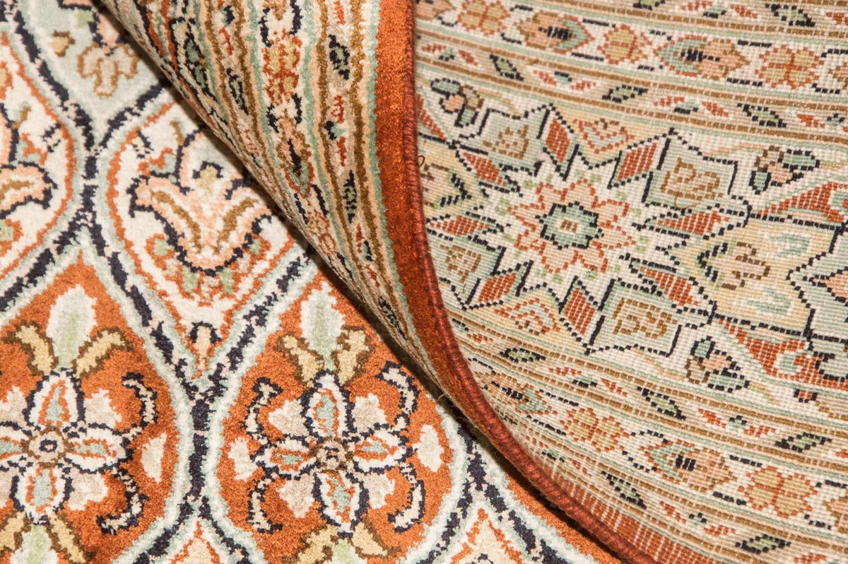 Seidenteppich - Kaschmir Seide 194 x 120 cm Teppichbrücke