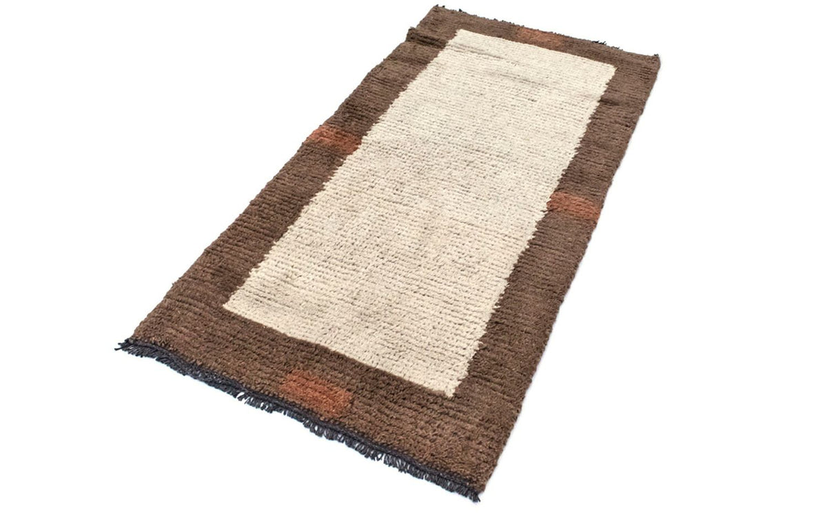 Nepal Teppich 140 x 70 cm - beige