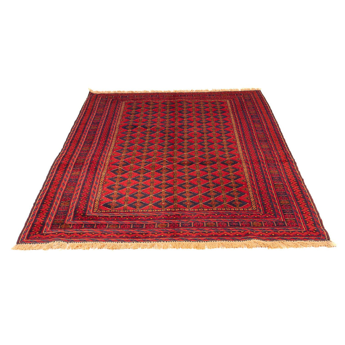 Kelim Teppich - Oriental 202 x 153 cm - dunkelrot