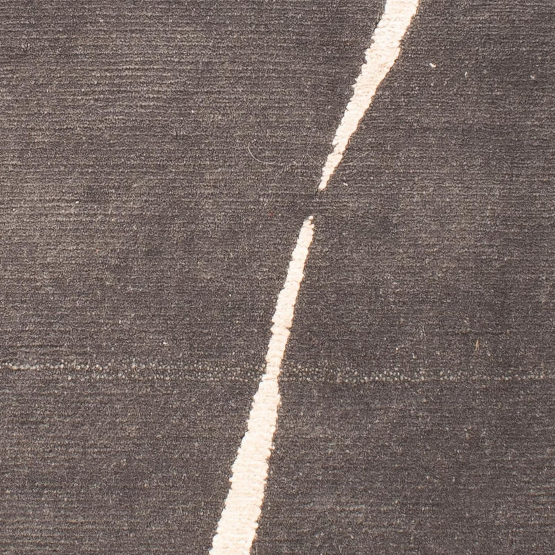 Nepal Teppich 120 x 60 cm - grau