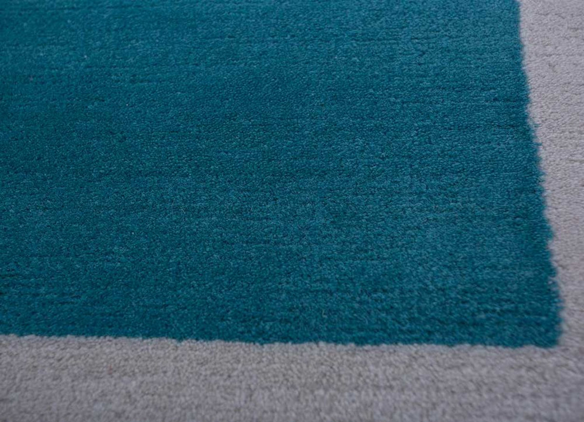 Wollteppich - 300 x 240 cm - dunkelgrau