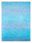 Wollteppich - 360 x 270 cm - blau