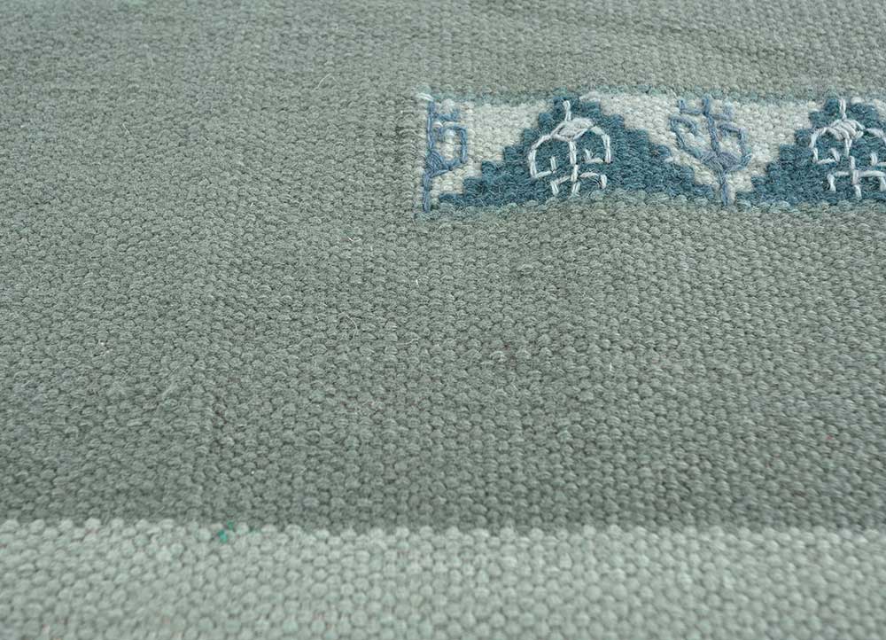 Wollteppich - 270 x 180 cm - türkis