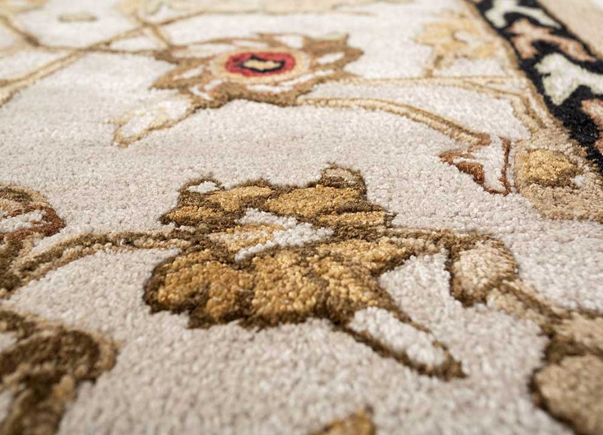 Wollteppich - 270 x 180 cm - creme