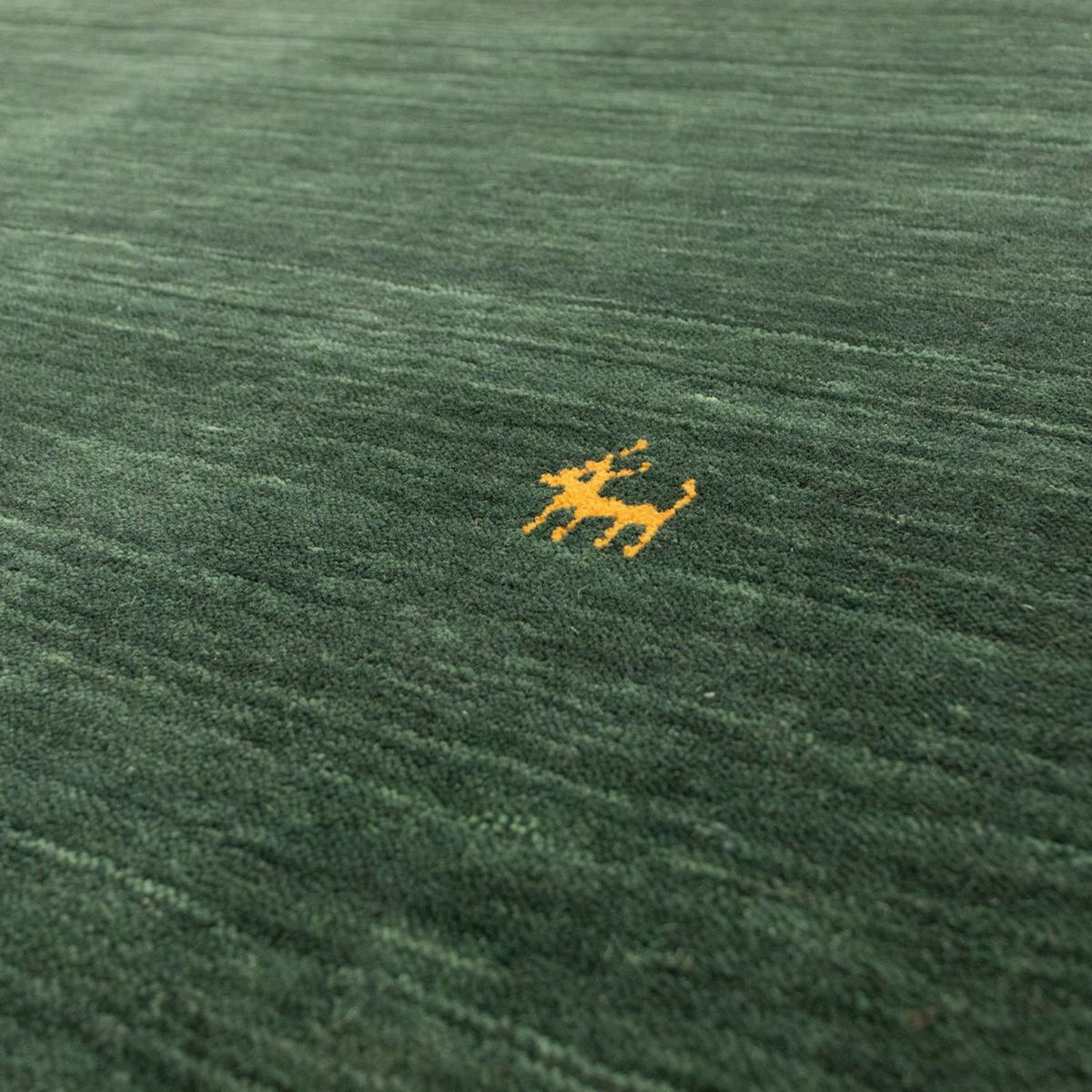 Gabbeh Teppich - Softy 160 x 90 cm - dunkelgrün