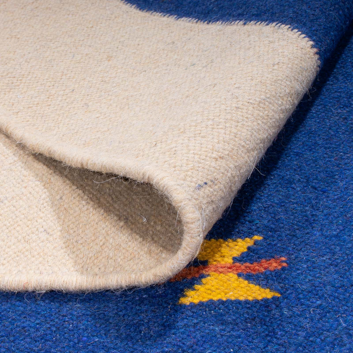 Kelim Teppich - Trendy 240 x 170 cm - dunkelblau