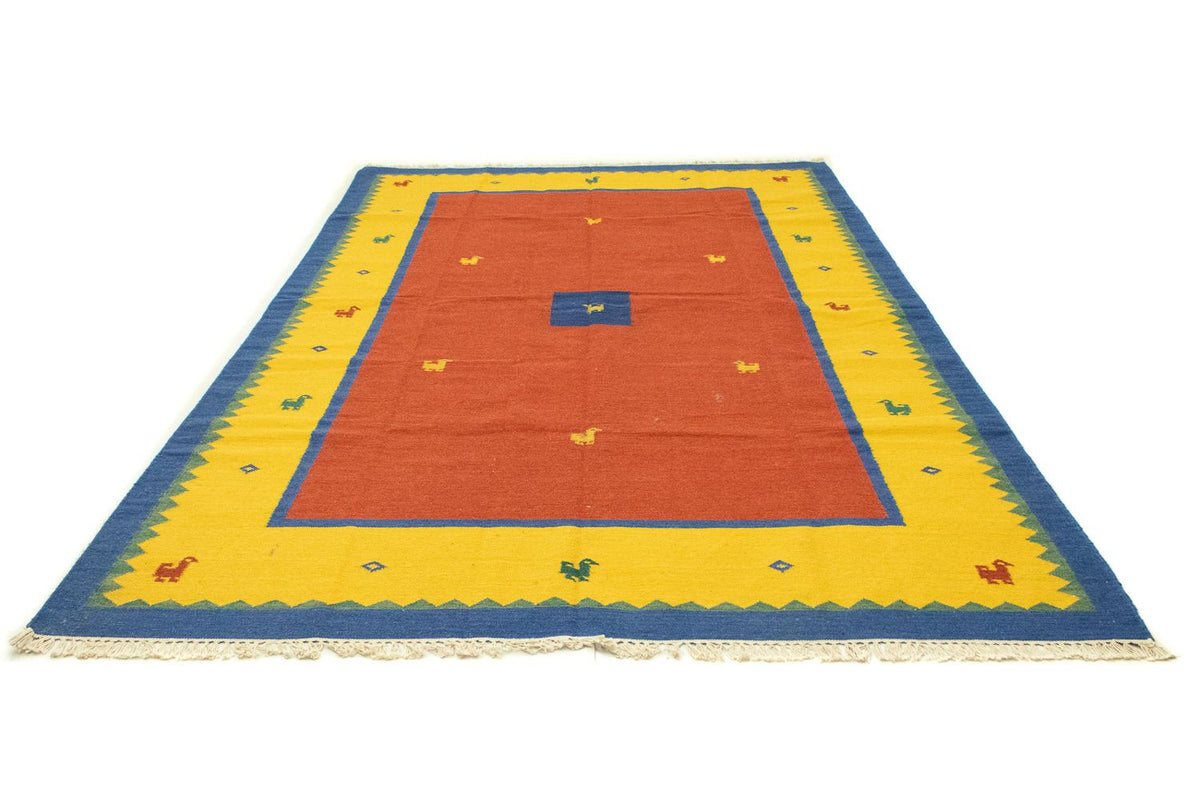 Kelim Teppich - Trendy 300 x 200 cm - orange