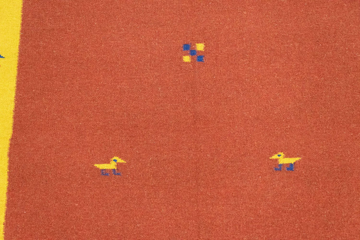 Kelim Teppich - Trendy 180 x 120 cm - orange
