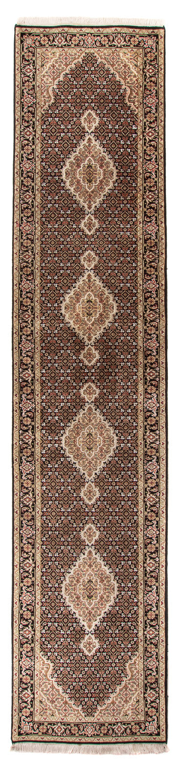 Läufer Orient - Täbriz - 372 x 81 cm - schwarz