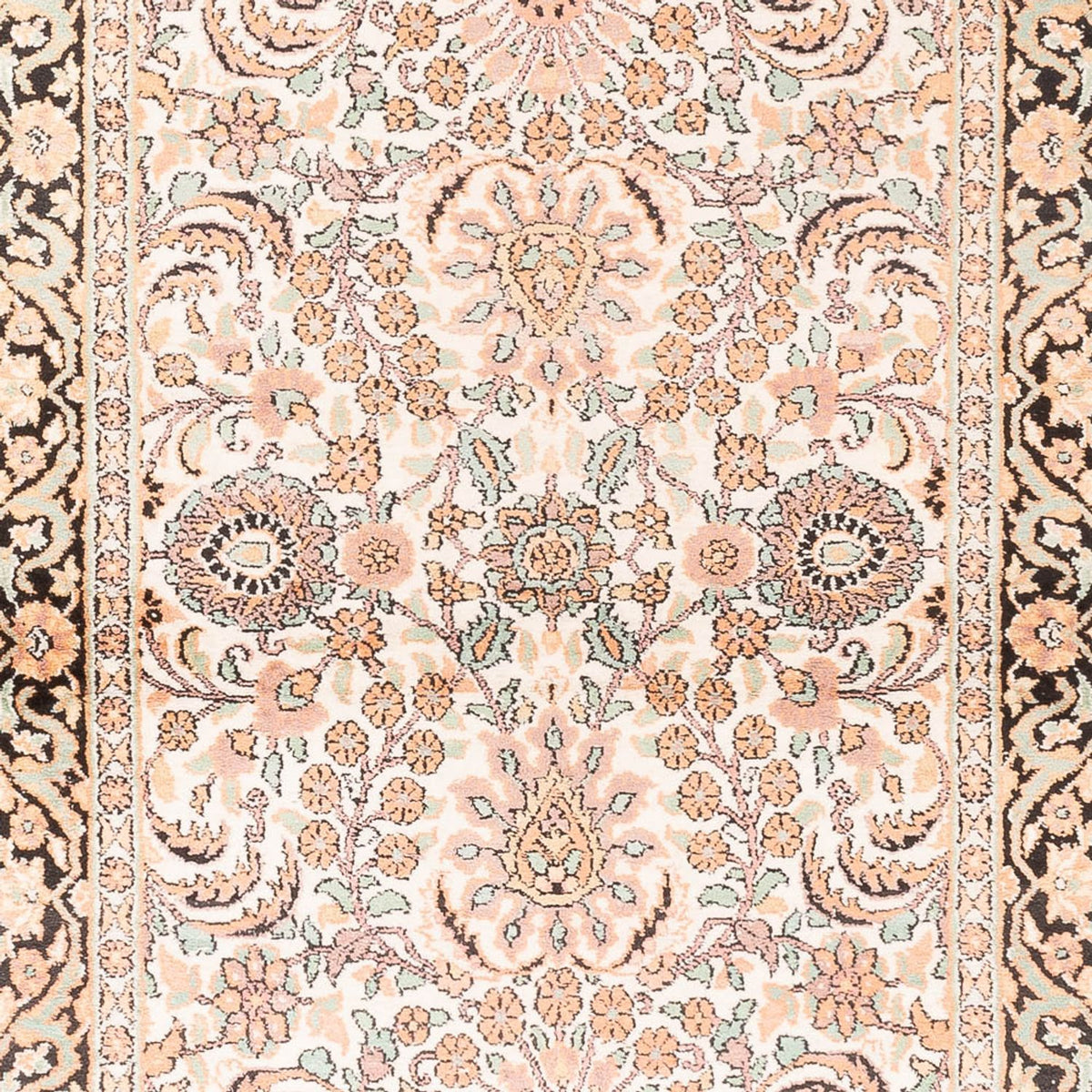 Läufer Seiden - Kaschmir Seide - 280 x 96 cm - rosa