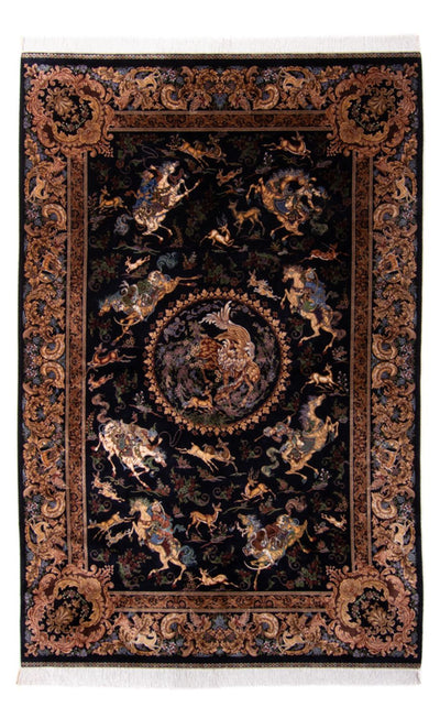 Ghom Teppich 150x230cm - Perserteppich