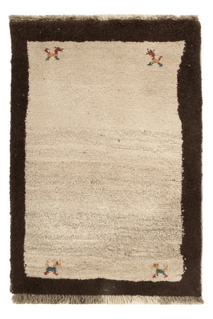 Gabbeh Teppich - Perser - 85 x 57 cm - beige