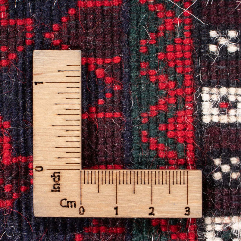 Belutsch Teppich - Gebetsteppich - 130 x 90 cm - rot