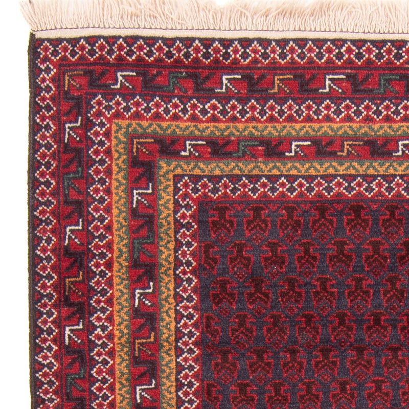 Belutsch Teppich - Gebetsteppich - 140 x 87 cm - blau