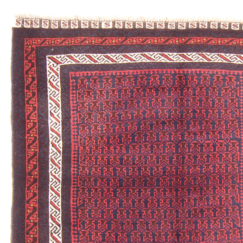 Belutsch Teppich - Gebetsteppich - 144 x 92 cm - rot