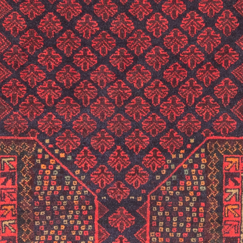 Belutsch Teppich - Gebetsteppich - 157 x 90 cm - dunkelblau