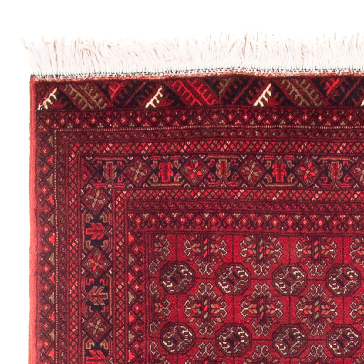 Läufer Afghan - Buchara - 290 x 80 cm - rot