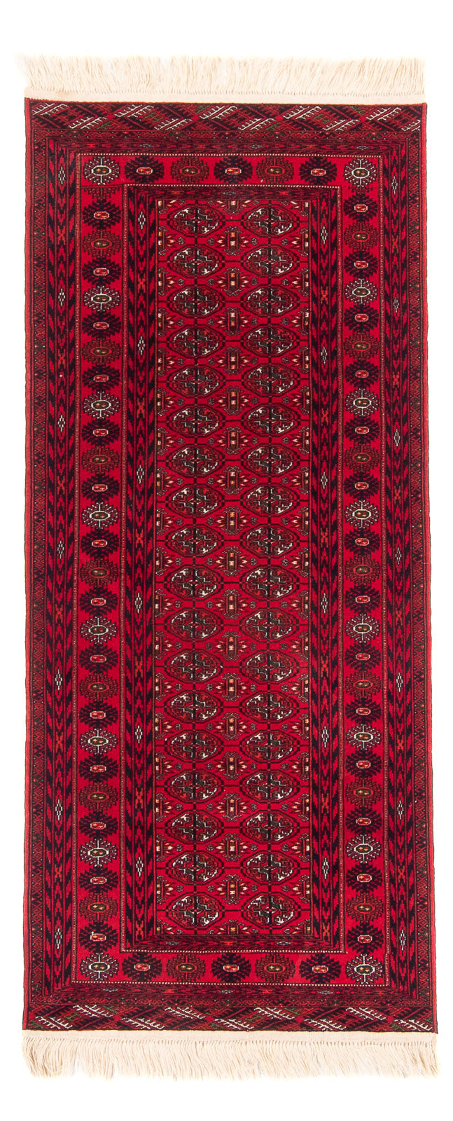 Läufer Afghan - 190 x 82 cm - rot