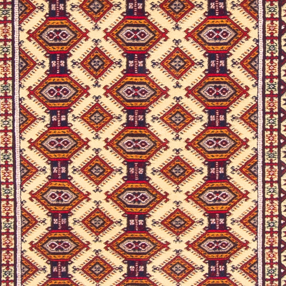 Läufer Afghan - 390 x 90 cm - beige