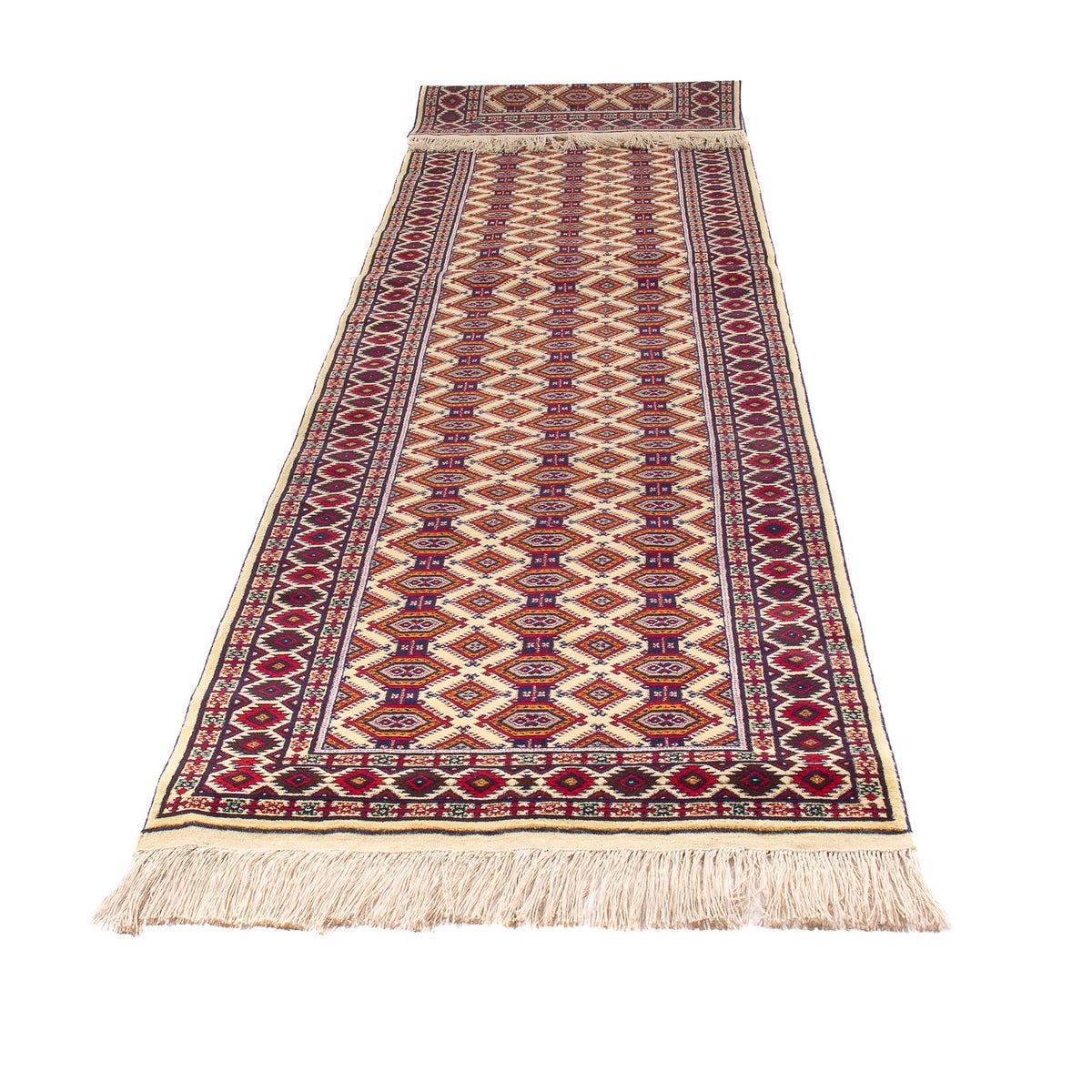 Läufer Afghan - 390 x 90 cm - beige