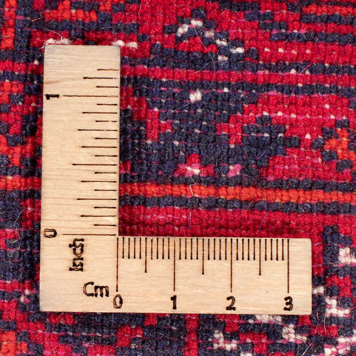 Läufer Afghan - 258 x 85 cm - rot