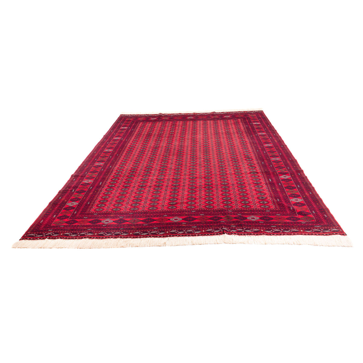Afghan Teppich - Buchara - 370 x 300 cm - rot
