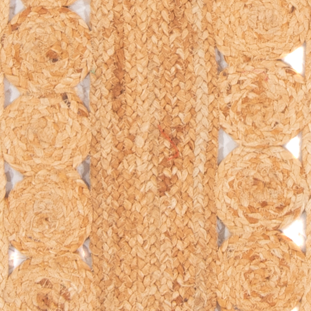 Juteteppich oval - 91 x 61 cm - natur