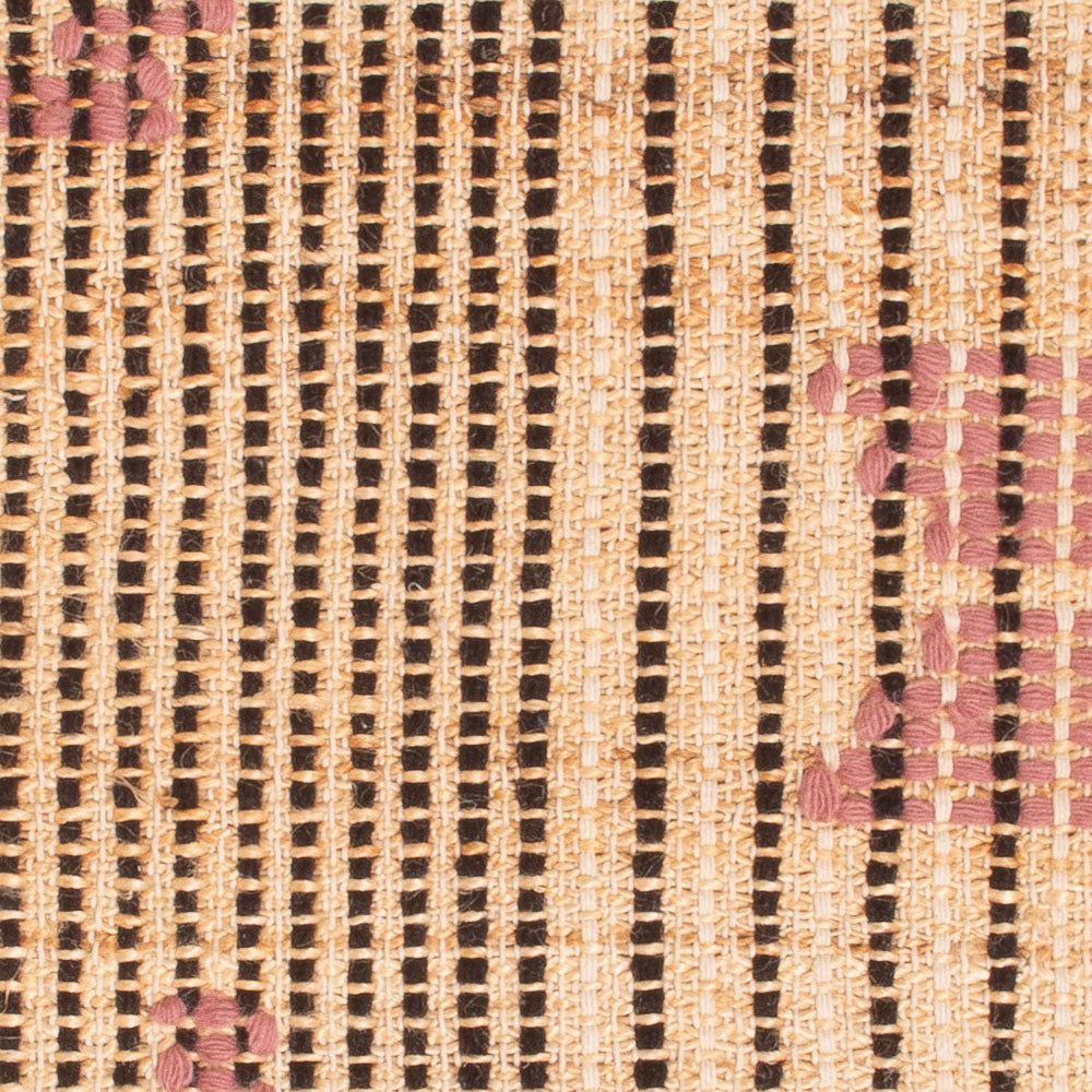 Juteteppich - 90 x 60 cm - dunkelbeige