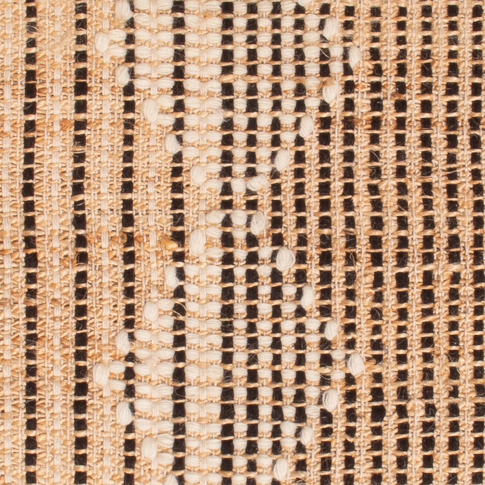 Juteteppich - 90 x 60 cm - dunkelbeige