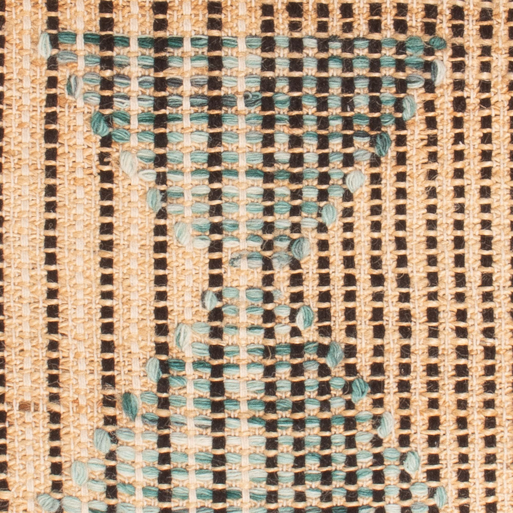 Juteteppich - 90 x 60 cm - dunkelbeige
