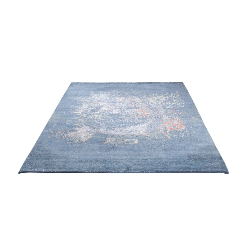Designer Teppich - 242 x 163 cm - seeblau