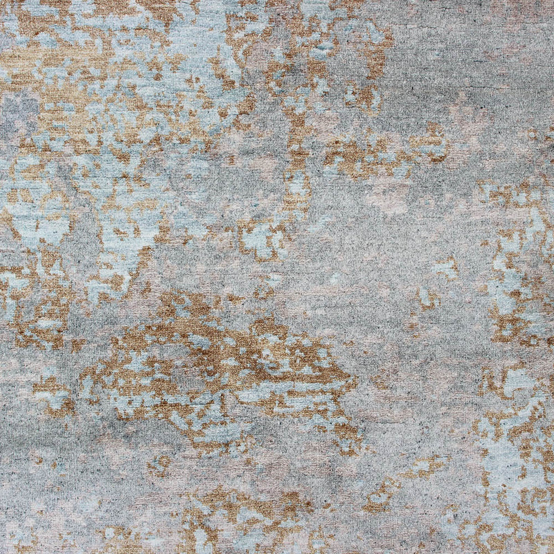 Designer Teppich - 309 x 241 cm - silber