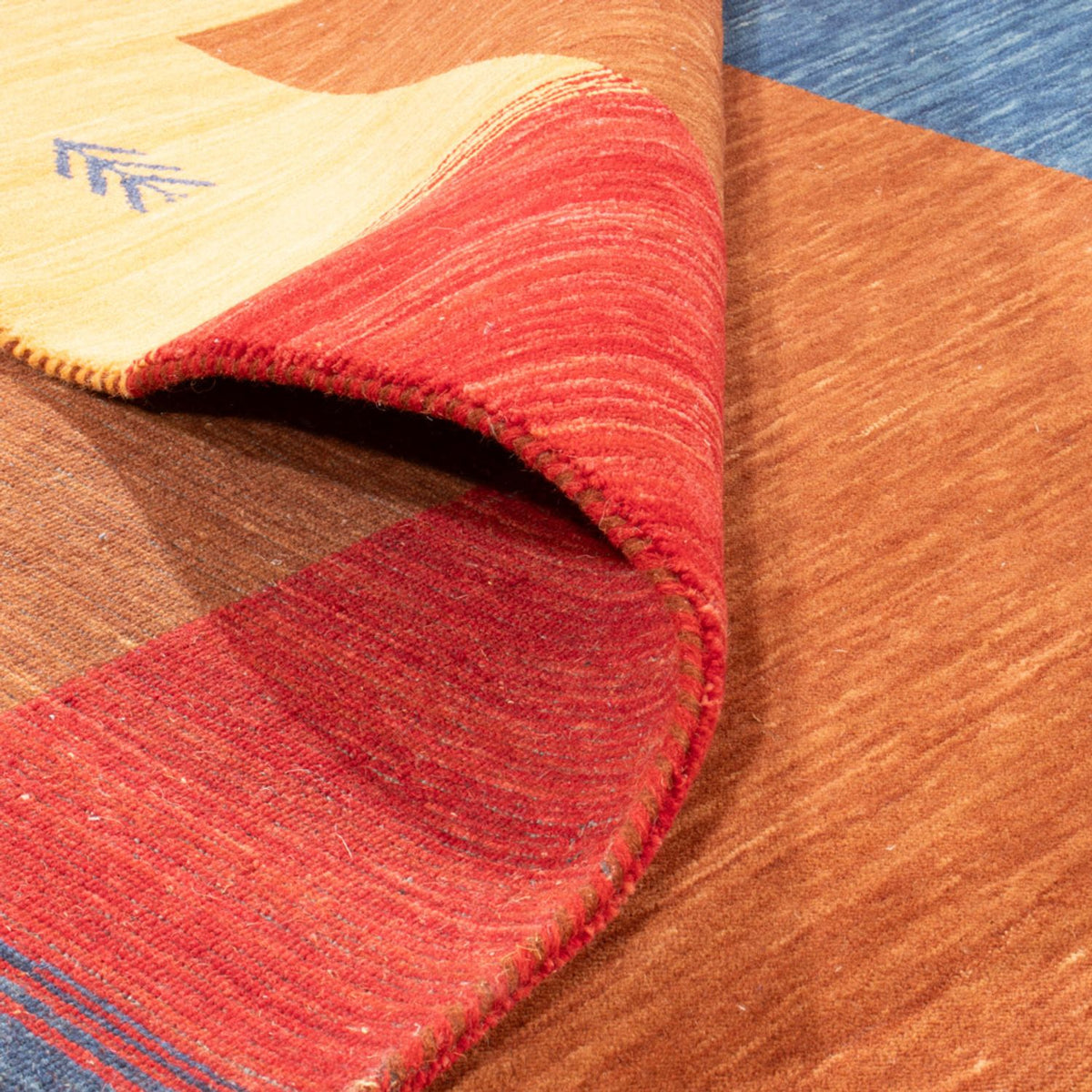 Gabbeh Teppich - Loribaft Softy - 240 x 170 cm - braun