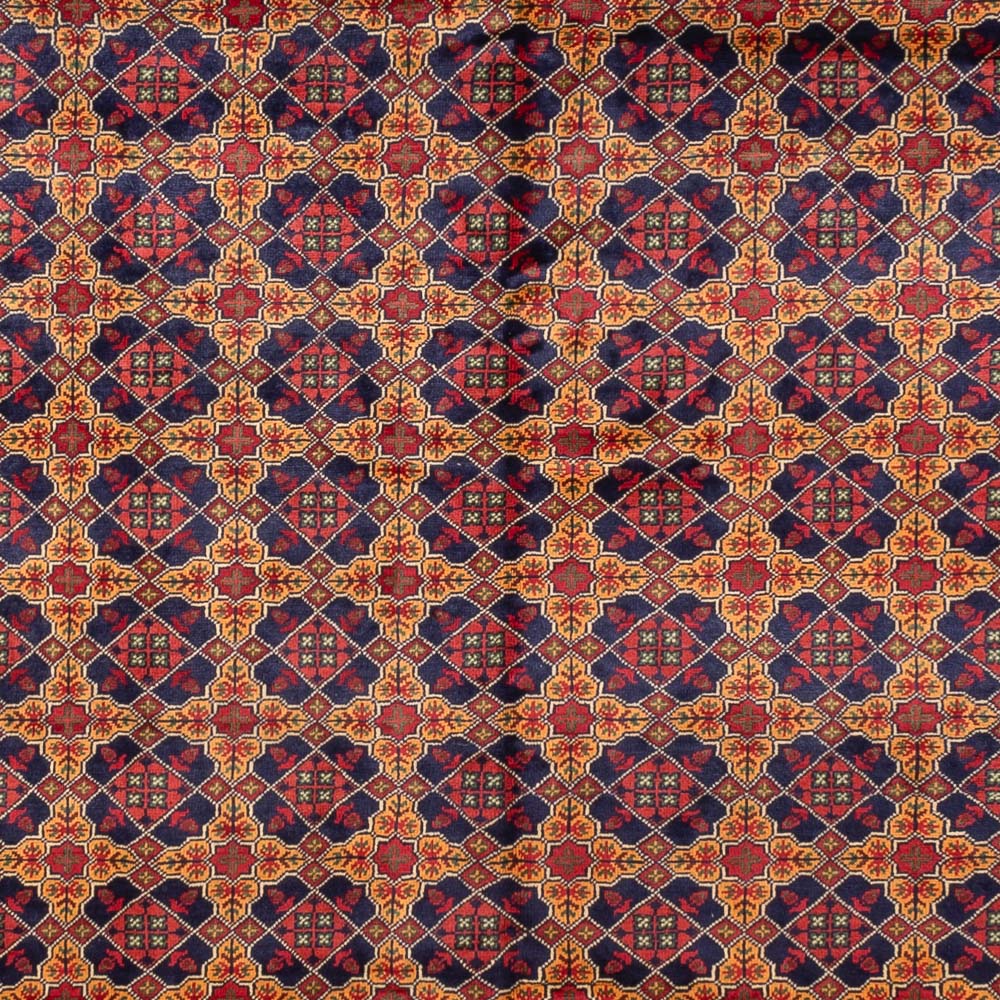 Afghan Teppich - 388 x 286 cm - dunkelbeige