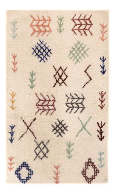 Berber Teppich 150x255cm - Wollteppich
