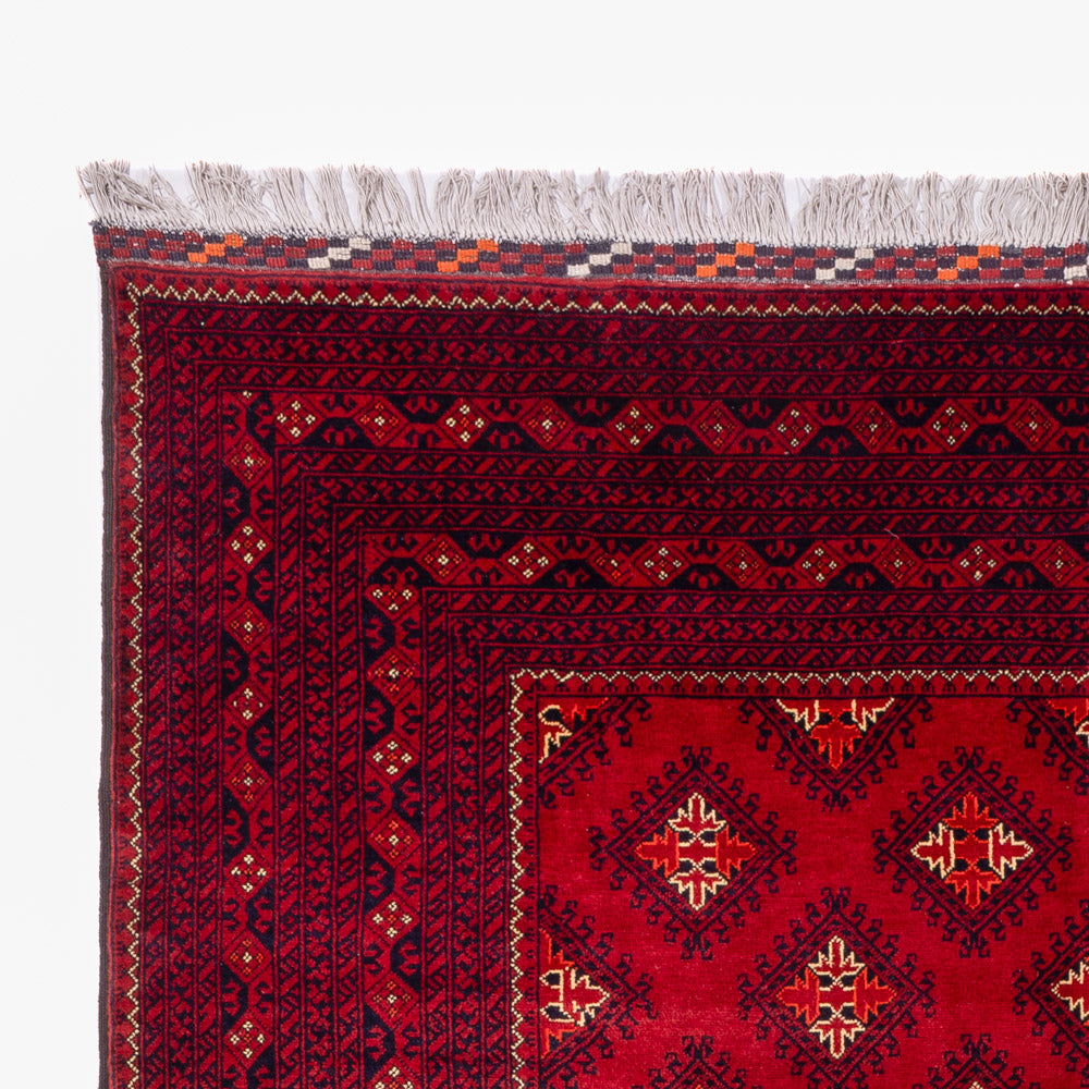 Afghan Teppich - Buchara - 288 x 192 cm - rot