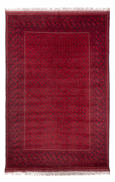 Afghan Teppich 193x296cm - Orientteppich