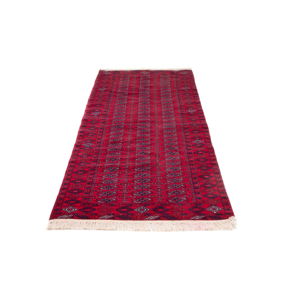 Läufer Afghan - Buchara - 260 x 85 cm - rot