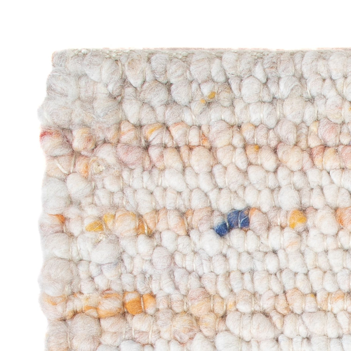 Wollteppich quadratisch - 35 x 32 cm - mehrfarbig